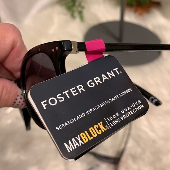 Three pair of sunglasses. Foster Grant (2) & Solargenics (1).  Retail $55 NWT